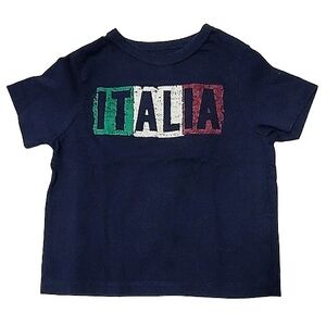 The Children's Place Unisex Baby Graphic Italia Cotton T-Shirt sz 6-9 mos